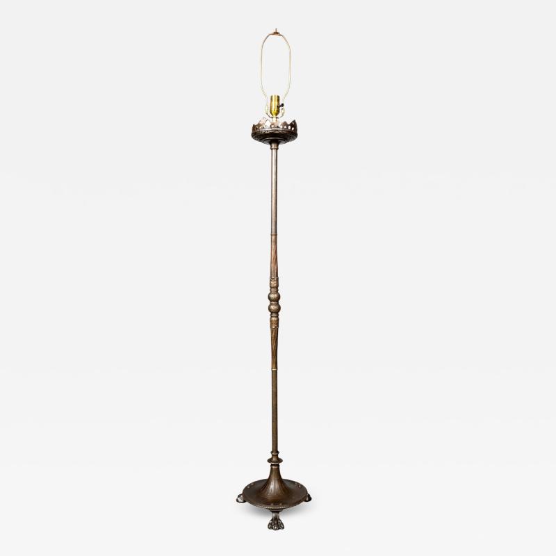  The Segar Studios Oscar Bach Art Deco Bronze Floor Lamp