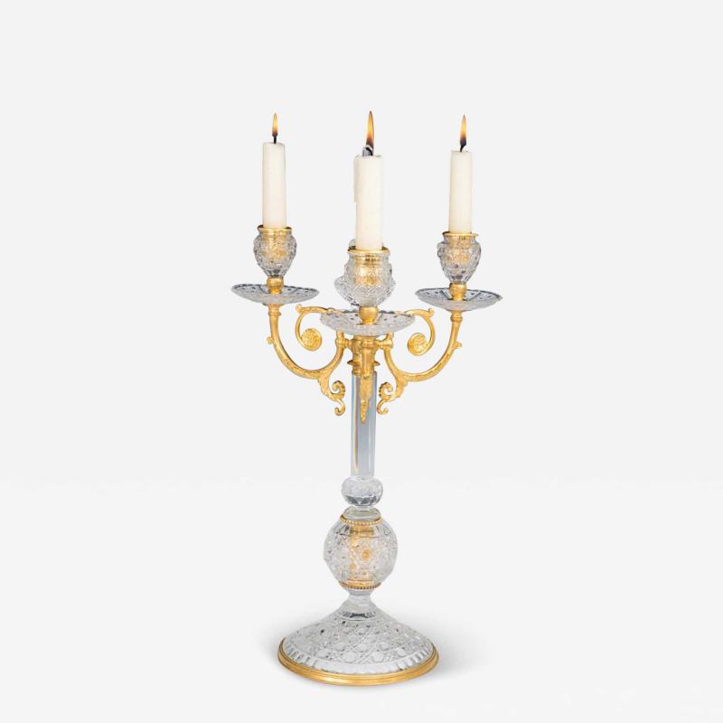  Thomas F C Osler A PAIR OF VICTORIAN ORMOLU MOUNTED CANDELABRA BY F C OSLER