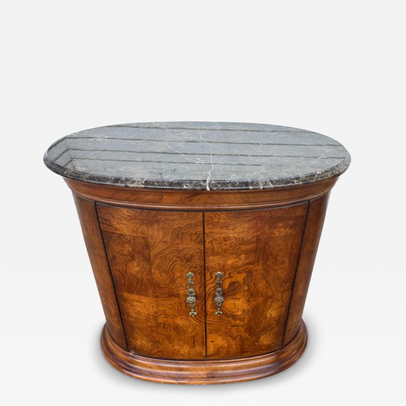  Thomasville Furniture Thomasville Marble Oval Cabinet