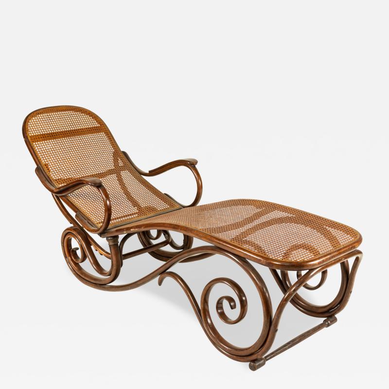  Thonet Bentwood Thonet Style Scroll Design Chaise