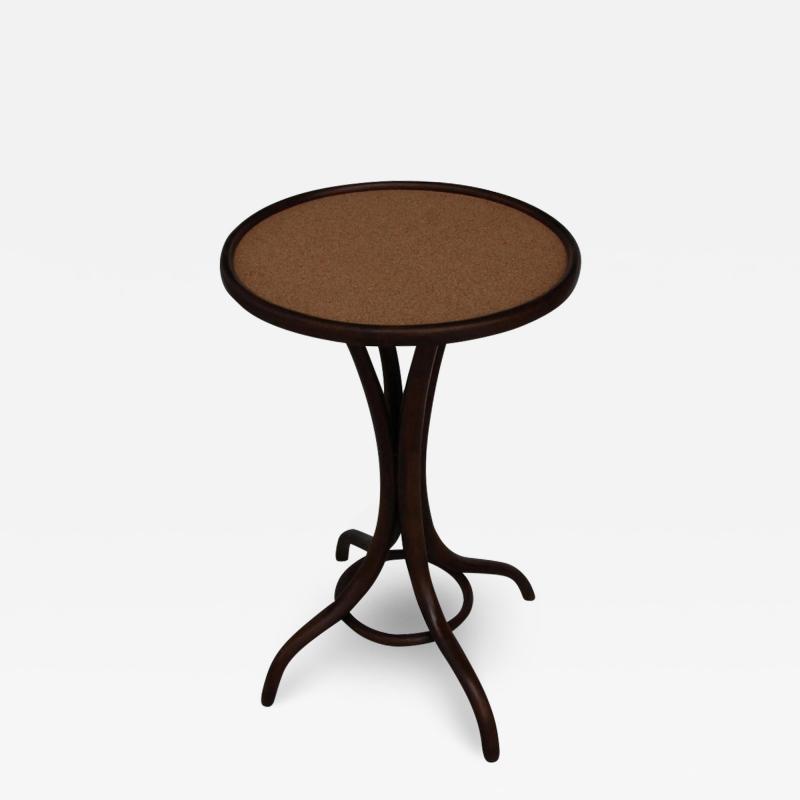  Thonet Early Thonet Pedestal Table with Cork Top