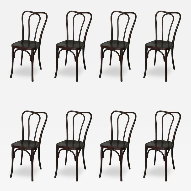  Thonet Set of 8 Rare Wojciech w Thonet Chairs