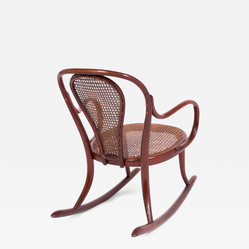  Thonet Turn of the Century Thonet Bend Wood Rocker No 8