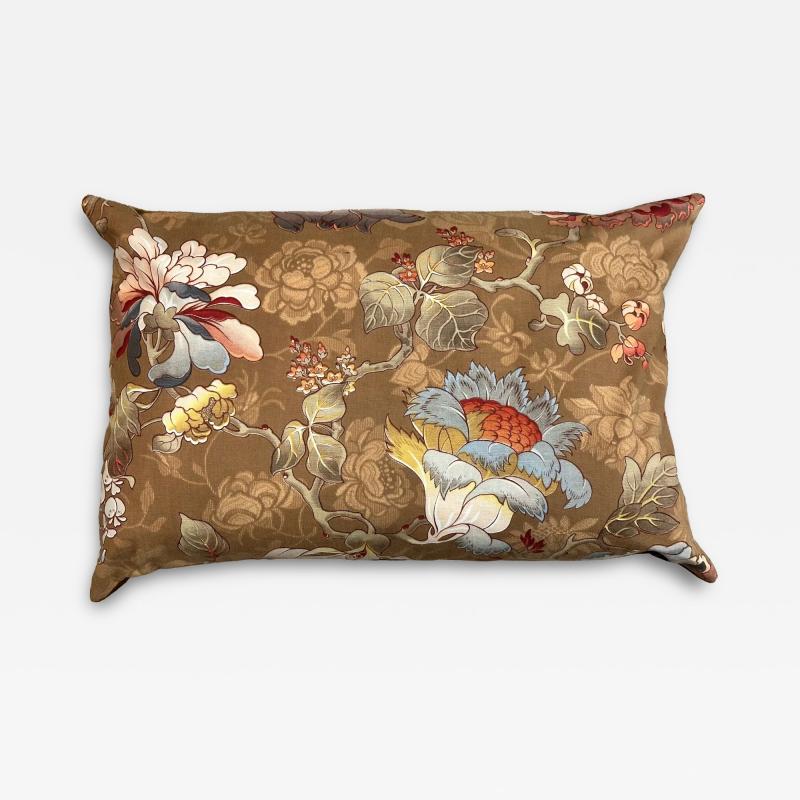  Threads Soft Goods Antique Print c 1920s Pillow 16 x 24 France 375a