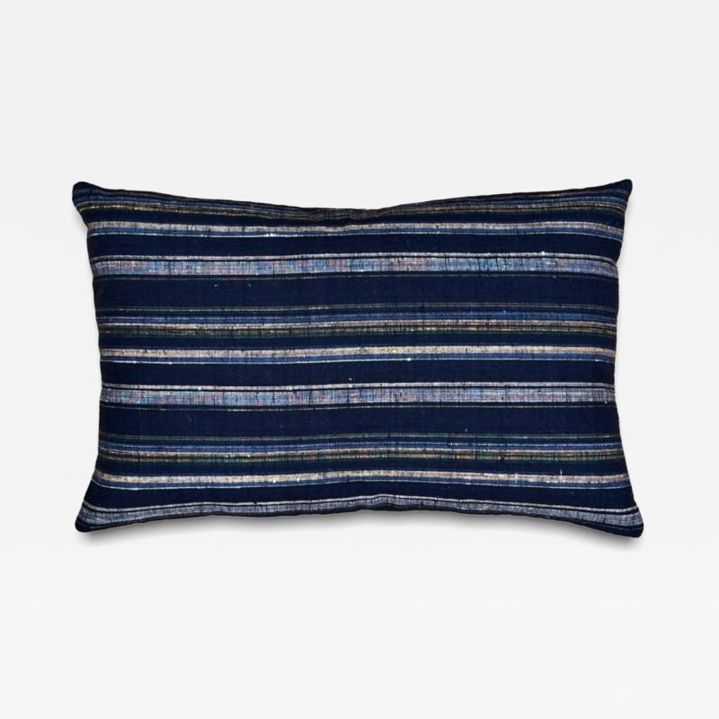  Threads Soft Goods Vintage Silk Kimono Pillow 11x17 Japan 429b