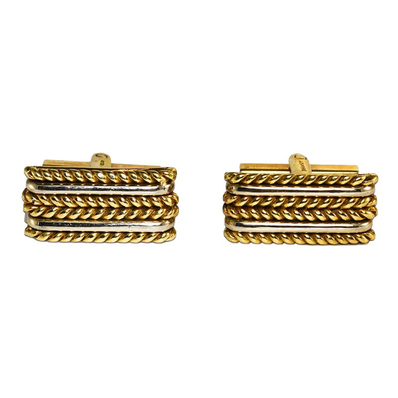  Tiffany Co 18K Yellow Gold Vintage Tiffany Co Cufflinks 20 4g