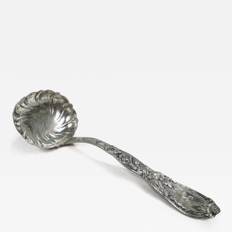  Tiffany Co Antique Tiffany Chrysanthemum Sterling Silver Oyster Ladle