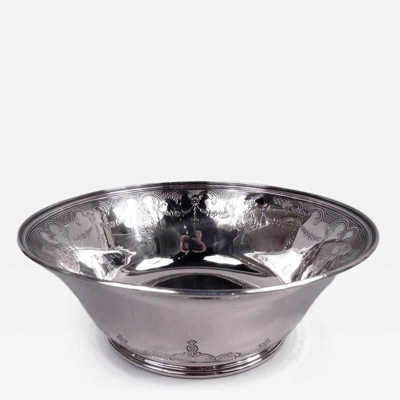  Tiffany Co Antique Tiffany Edwardian Classical Sterling Silver Bowl