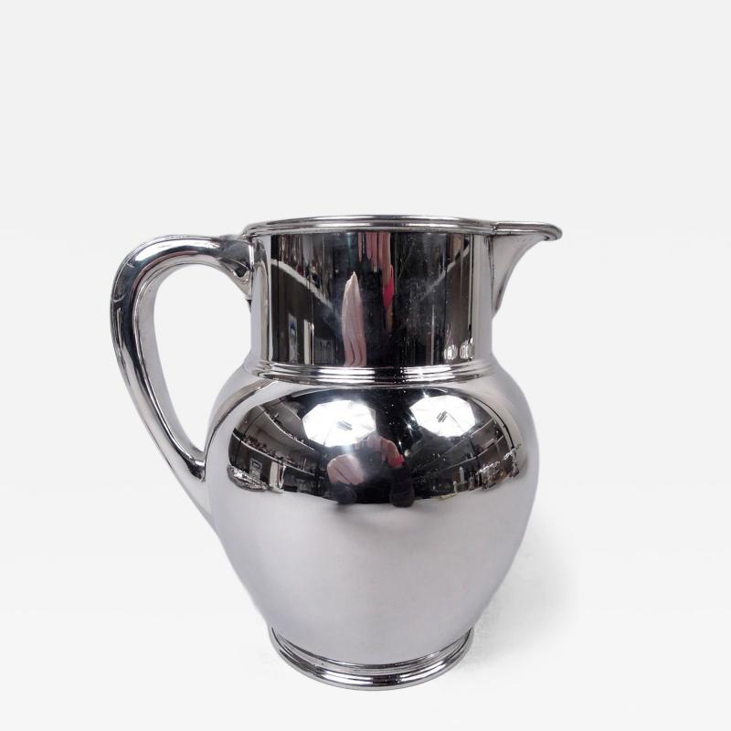  Tiffany Co Antique Tiffany Edwardian Classical Sterling Silver Water Pitcher