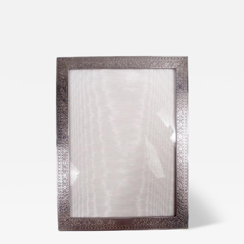  Tiffany Co Antique Tiffany Exotic Moresque Sterling Silver Picture Frame