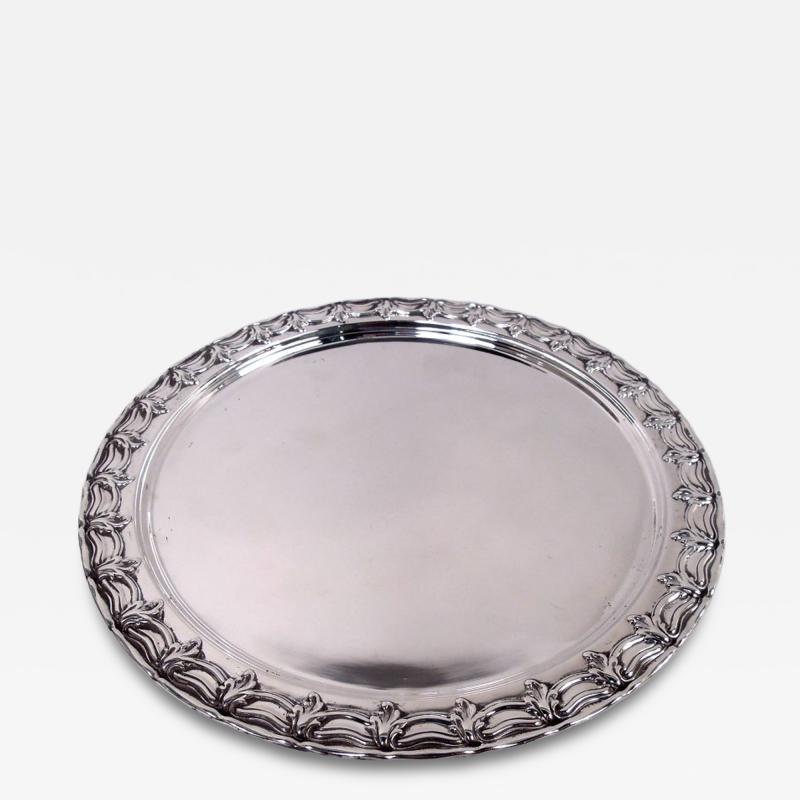  Tiffany Co Antique Tiffany Victorian Classical Sterling Silver Cake Plate