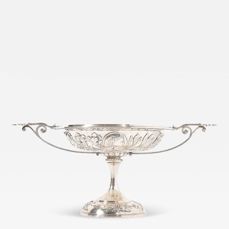  Tiffany Co Early Tiffany Sterling Silver Greek Revival Classical Kylix Compote