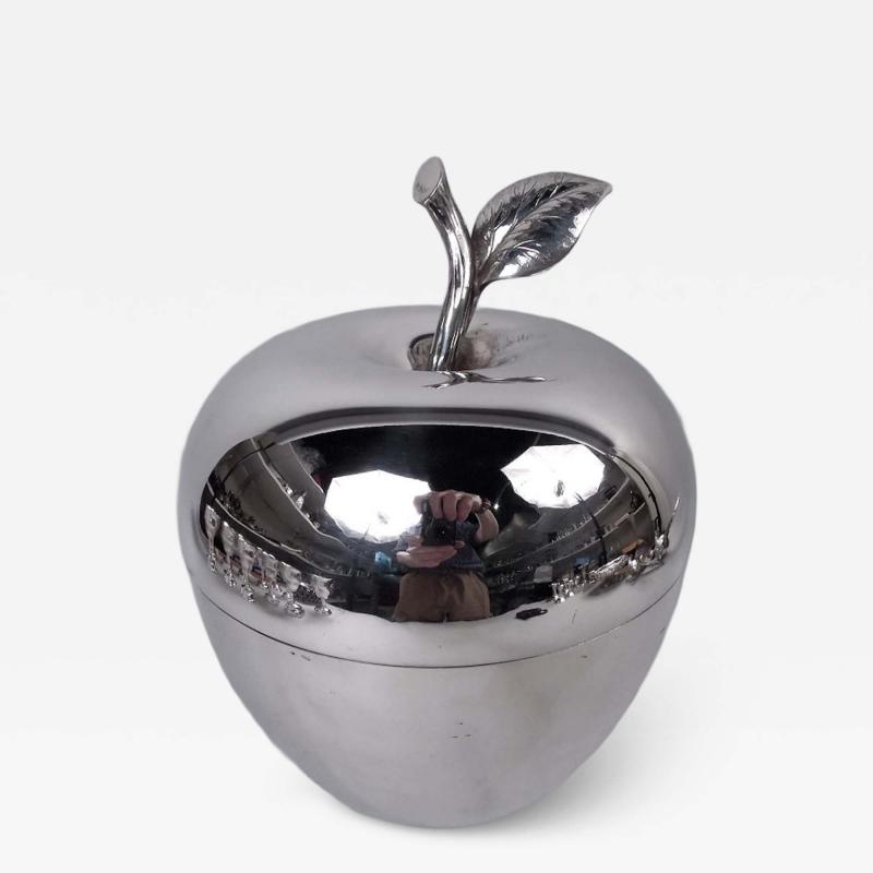  Tiffany Co Extra Large Tiffany Midcentury Modern Sterling Silver Apple Ice Bucket