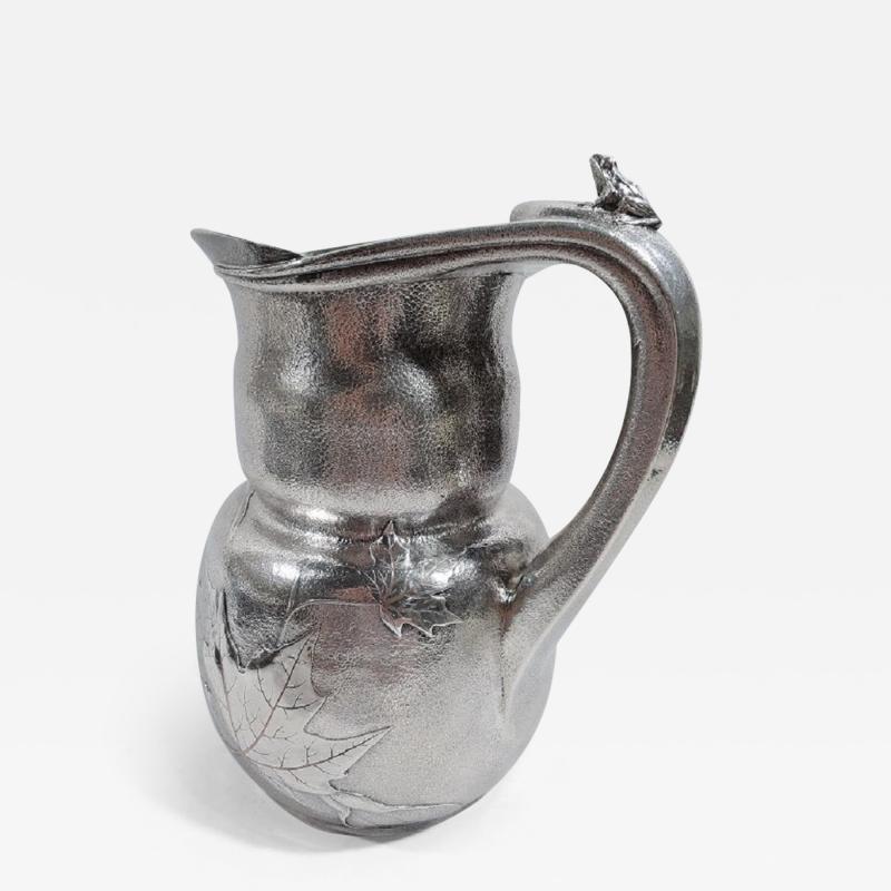  Tiffany Co Market Fresh Tiffany Mixed Metal Frog Beetle Water Pitcher C 1879