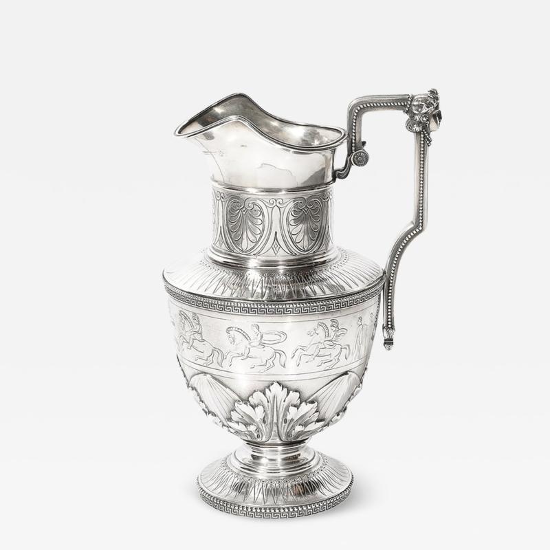  Tiffany Co Museum Quality Neo Grec Tiffany Co Sterling Silver Ewer by Edward C Moore