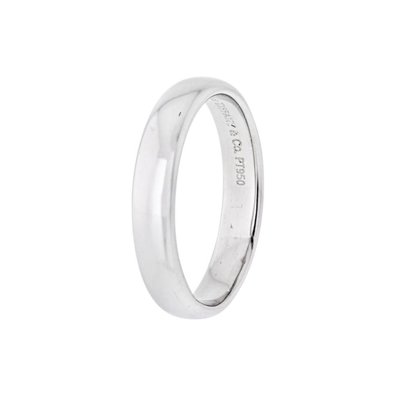  Tiffany Co TIFFANY CO 1999 PLATINUM MENS WEDDING BAND