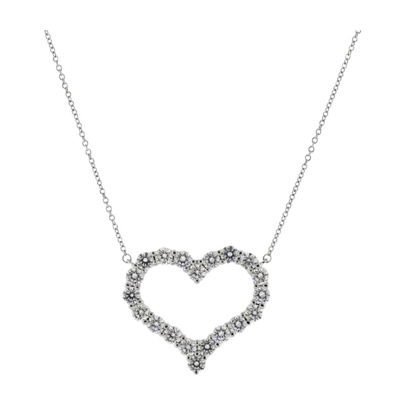  Tiffany Co TIFFANY CO S DIAMOND HEART PENDANT