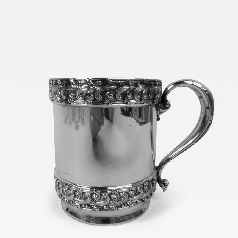  Tiffany Co Tiffany American Edwardian Classical Sterling Silver Baby Cup