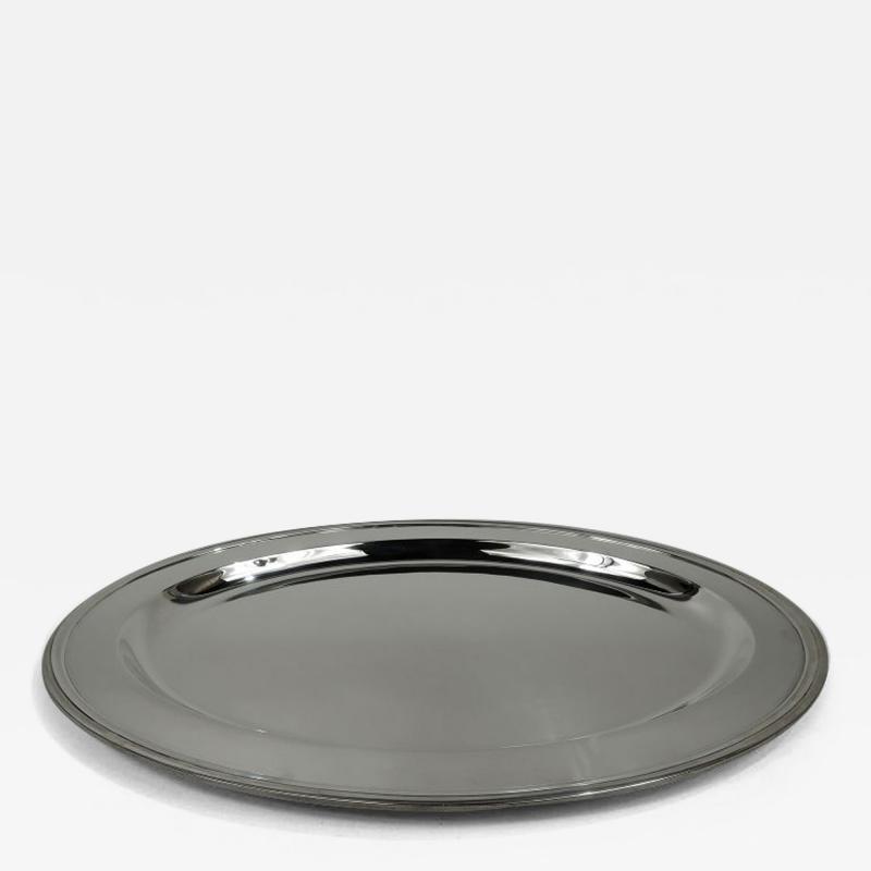  Tiffany Co Tiffany American Large and Modern Sterling Silver Oval Serving Tray