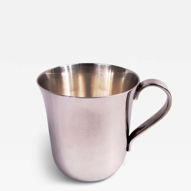  Tiffany Co Tiffany American Midcentury Modern Sterling Silver Baby Cup