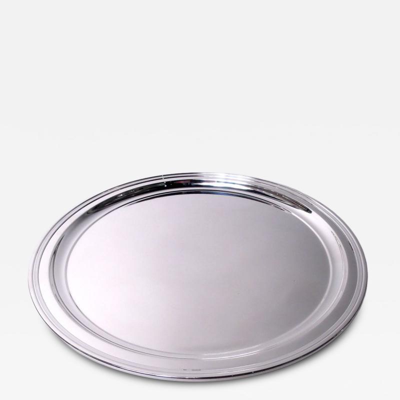  Tiffany Co Tiffany American Modern Sterling Silver 11 Inch Round Tray