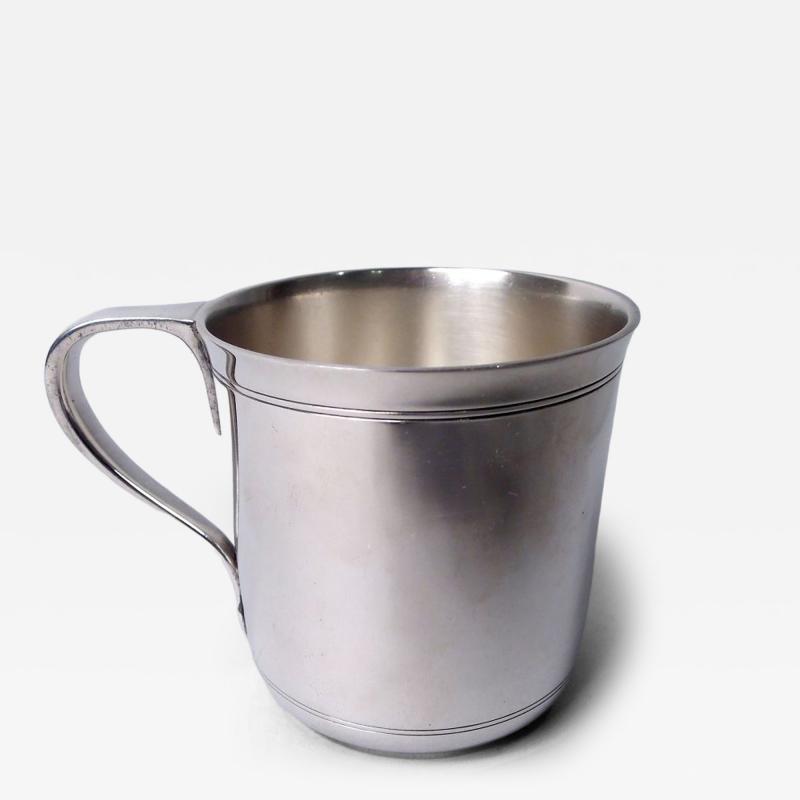  Tiffany Co Tiffany American Modern Sterling Silver Baby Cup