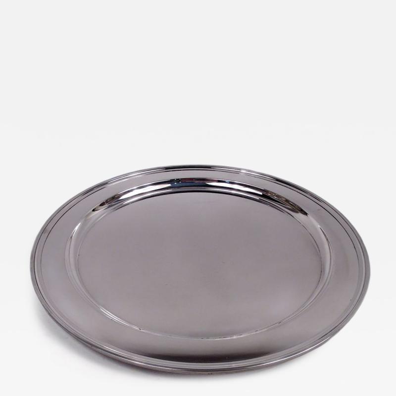  Tiffany Co Tiffany American Modern Sterling Silver Deep 12 Inch Tray