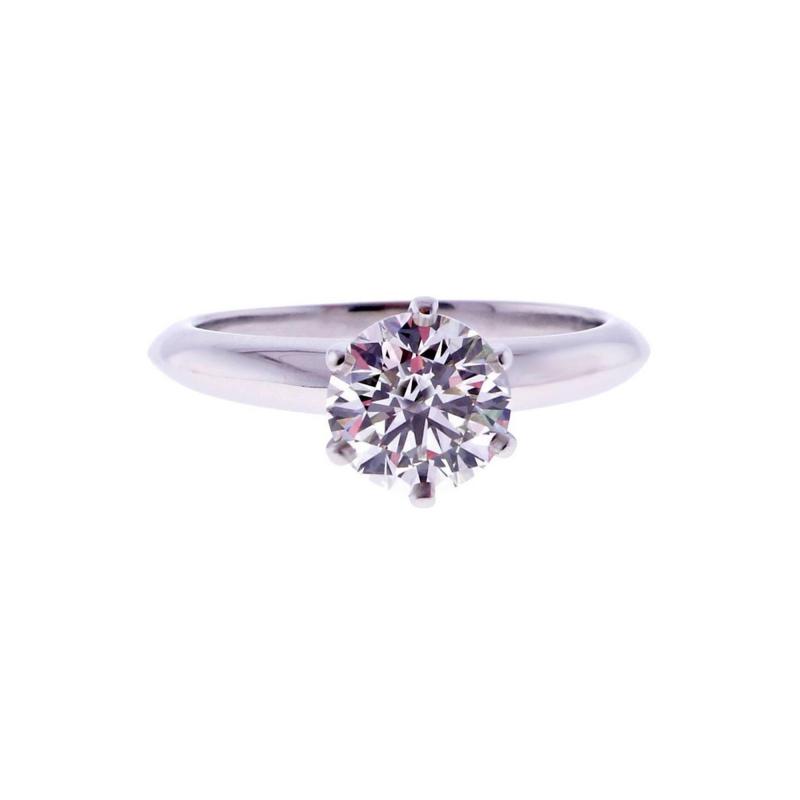  Tiffany Co Tiffany Co 1 28 Carat Diamond Engagement Ring