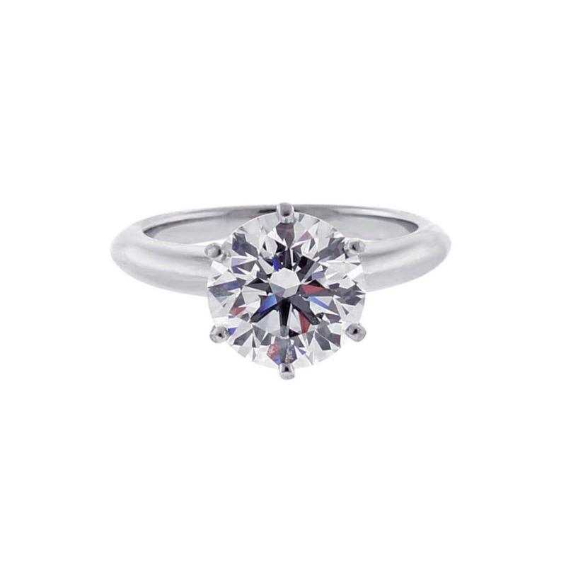  Tiffany Co Tiffany Co 2 Carat Diamond Solitaire Ring