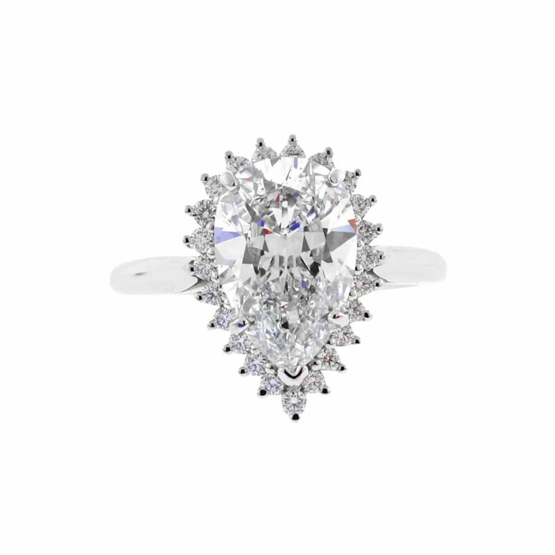  Tiffany Co Tiffany Co Golconda Pear Shaped Diamond 3 21 Carat Ring