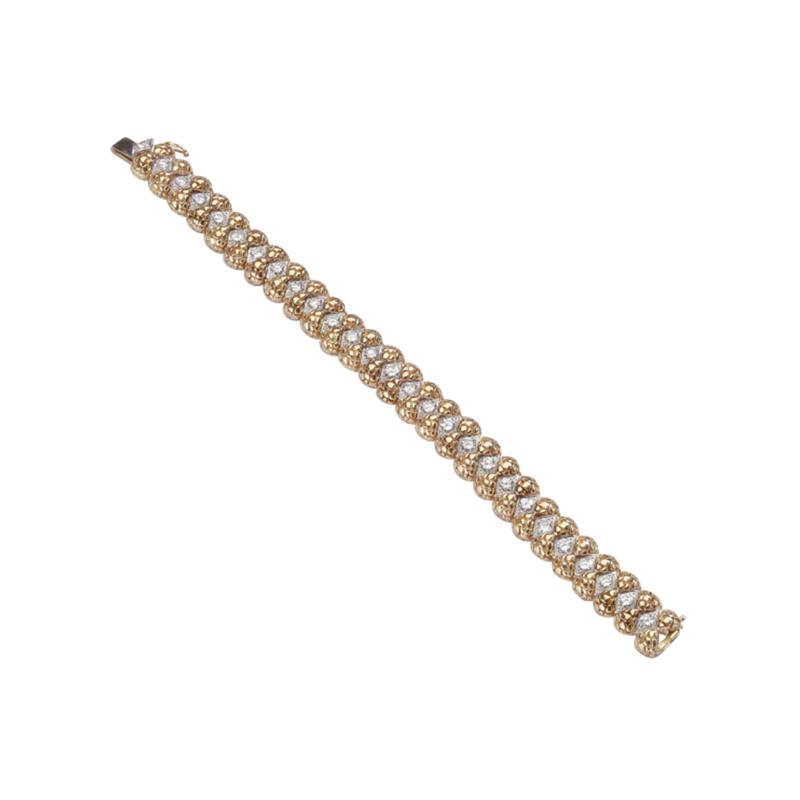  Tiffany Co Tiffany Co Gold Diamond Bracelet