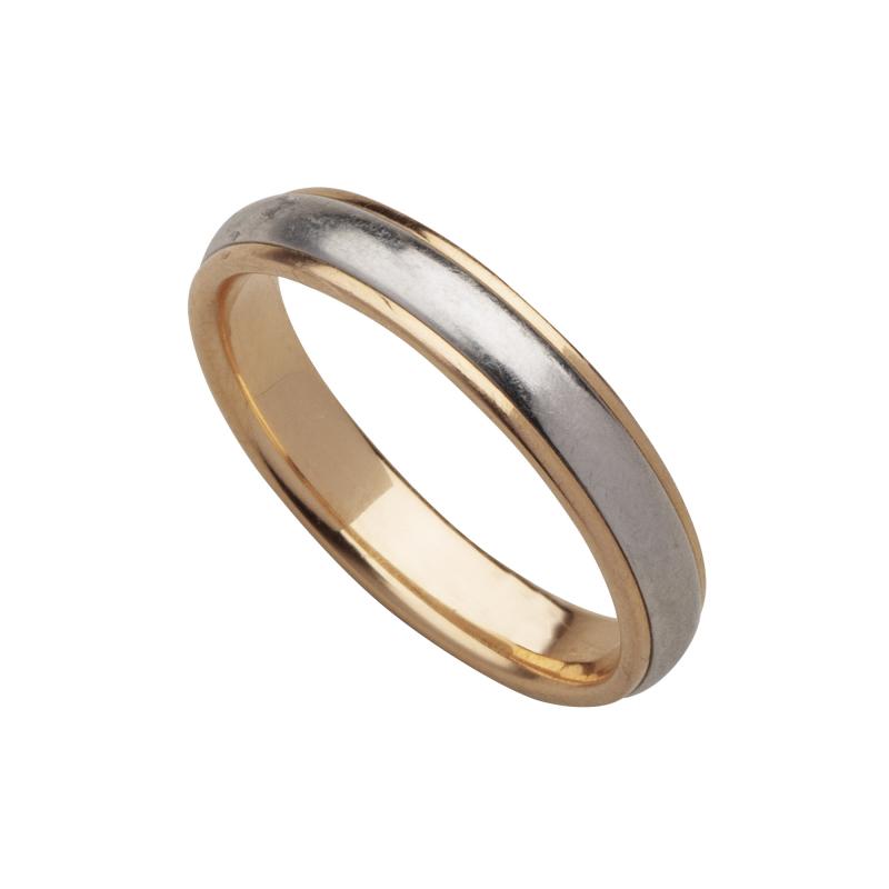  Tiffany Co Tiffany Co Lucida Gold Platinum Band Ring 