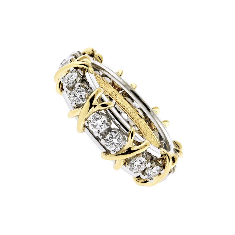  Tiffany Co Tiffany Co Schlumberger Sixteen Stone Ring Size 6 