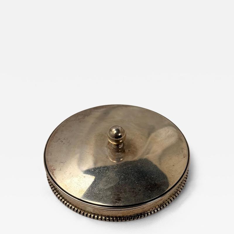  Tiffany Co Tiffany Co Sterling Silver Lidded Coaster designed by Edward C Moore
