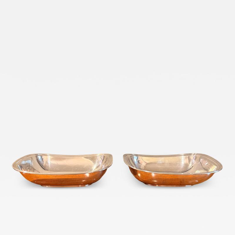  Tiffany Co Tiffany Co Sterling Silver Pair of Serving Dishes A Pair