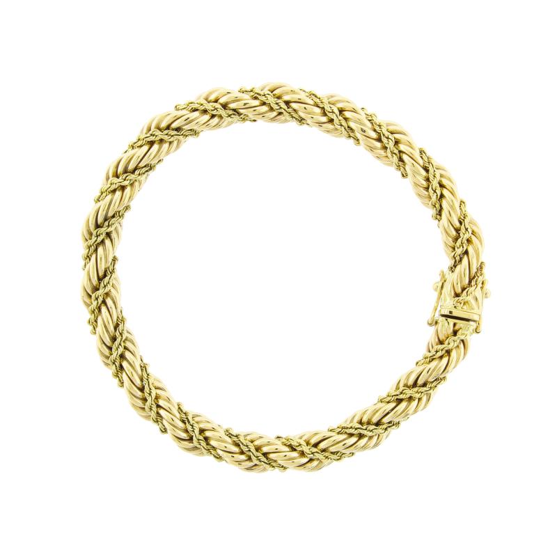  Tiffany Co Tiffany Co Twisted Rope Bracelet 14kt