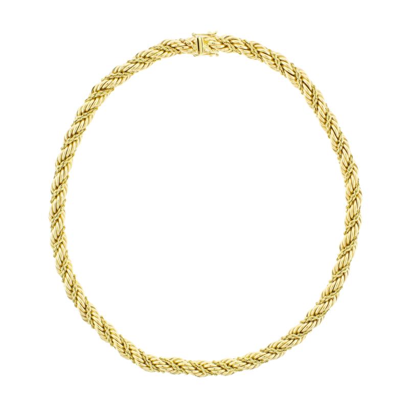  Tiffany Co Tiffany Co Twisted Rope Necklace 14kt