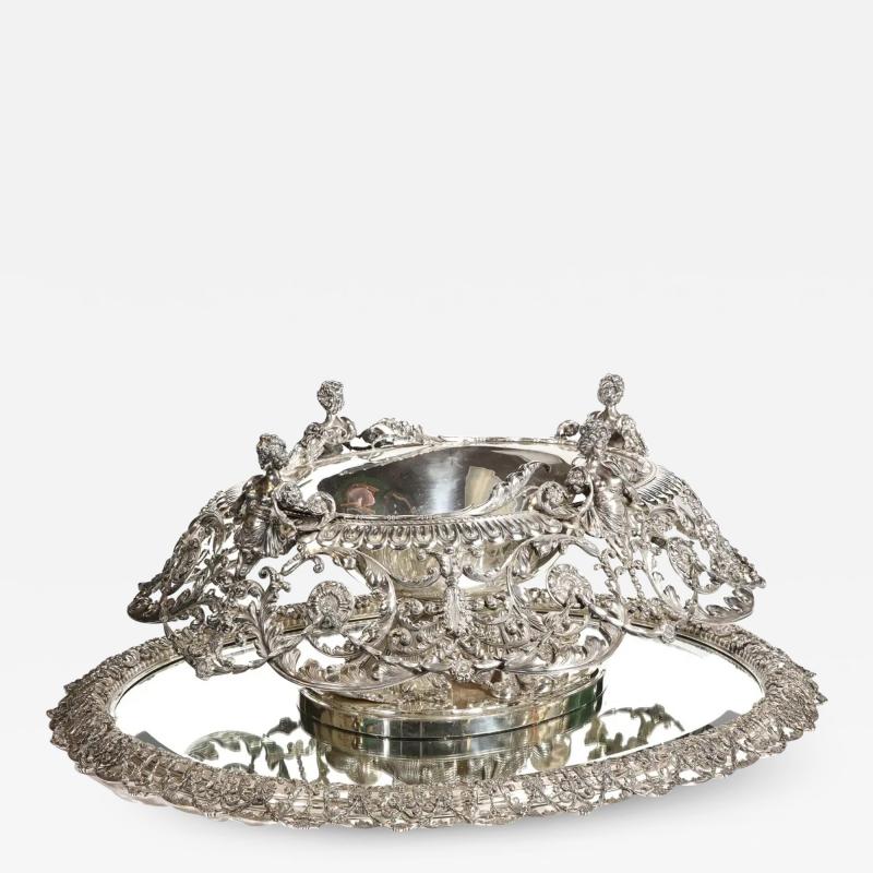  Tiffany Co Tiffany Company George Paulding Farnham A Rare Lavish Silver Centerpiece