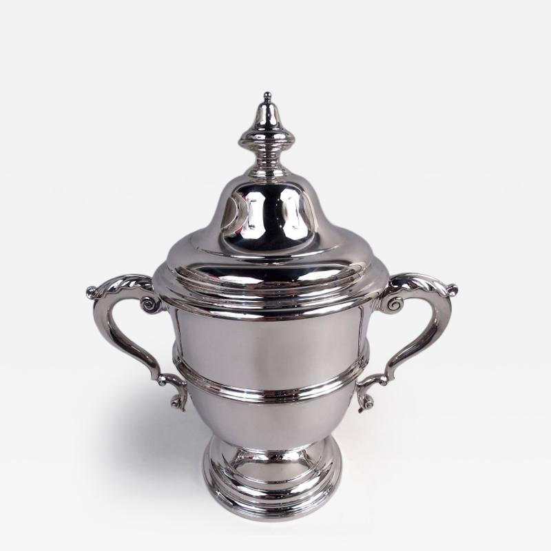  Tiffany Co Tiffany English Neoclassical Covered Urn Trophy Cup 1925