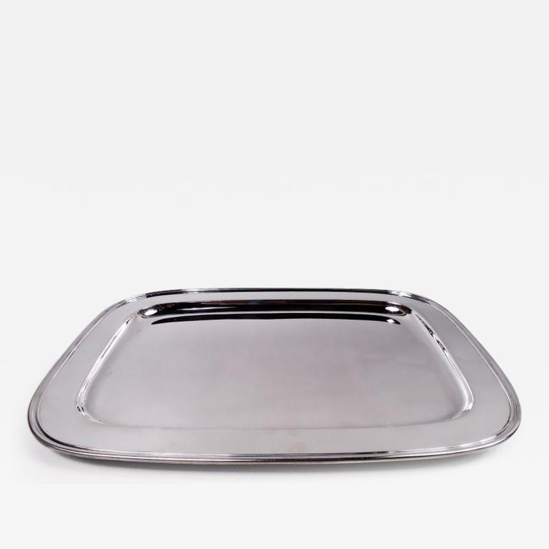  Tiffany Co Tiffany Large and Heavy Modern Sterling Silver Rectangular Tray