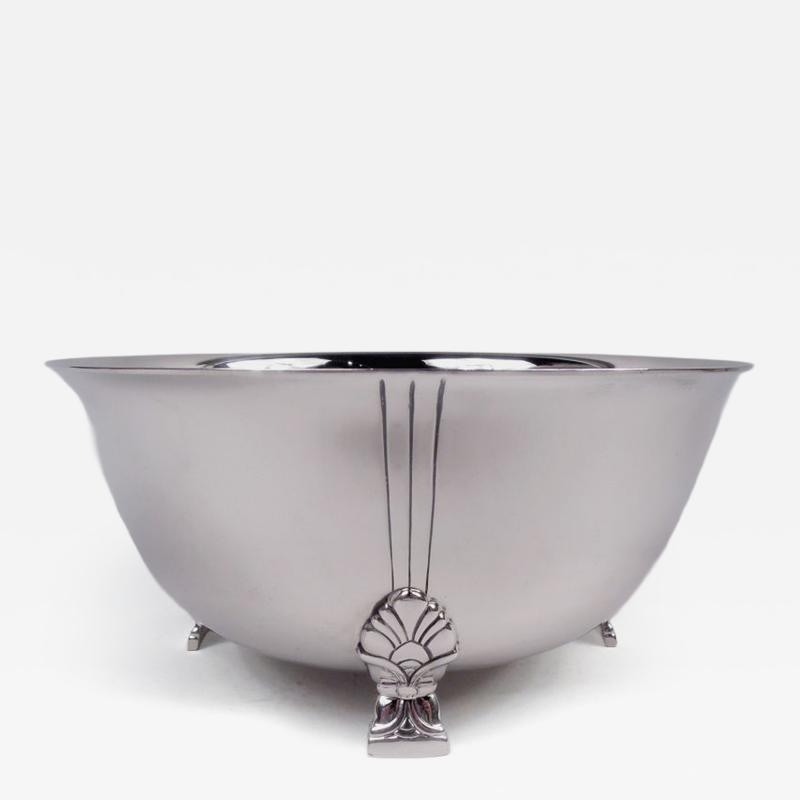  Tiffany Co Tiffany Midcentury Modern Bowl in Classic Palmette Pattern