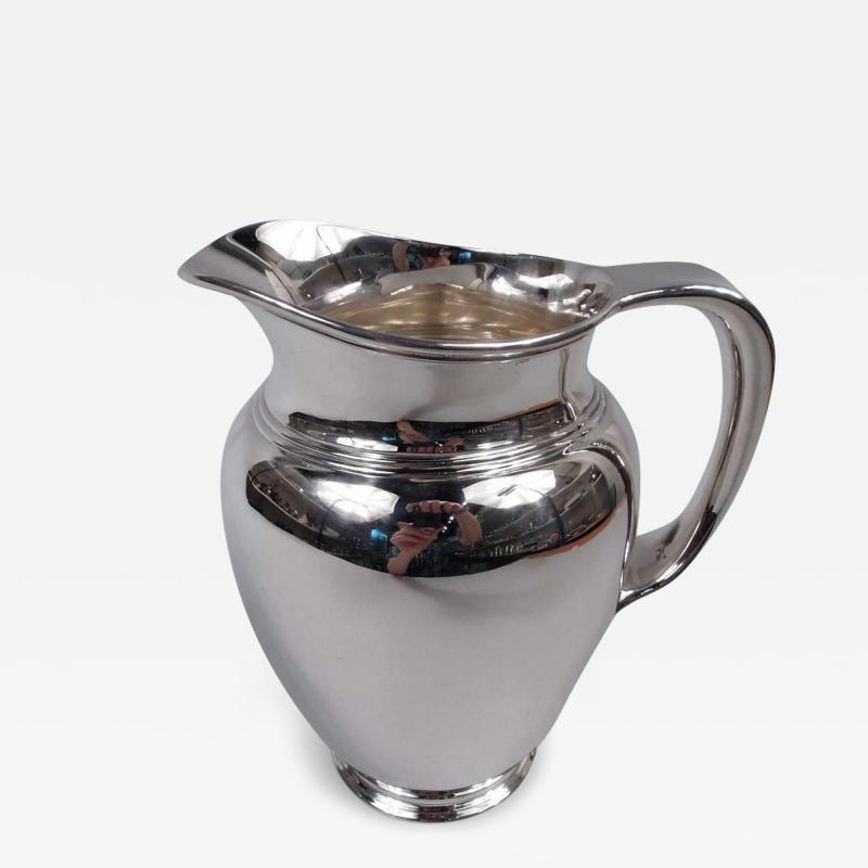  Tiffany Co Tiffany Spare Heavy Modern Sterling Silver Water Pitcher