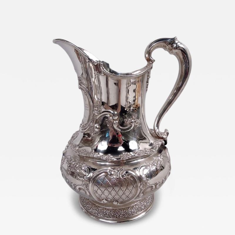  Tiffany Co Tiffany Water Pitcher Presented for 1905 New York Yacht Club Cruise