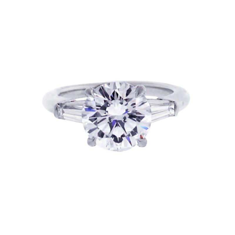  Tiffany and Co Tiffany Co 2 27 Carat Diamond Solitaire Engagement Ring