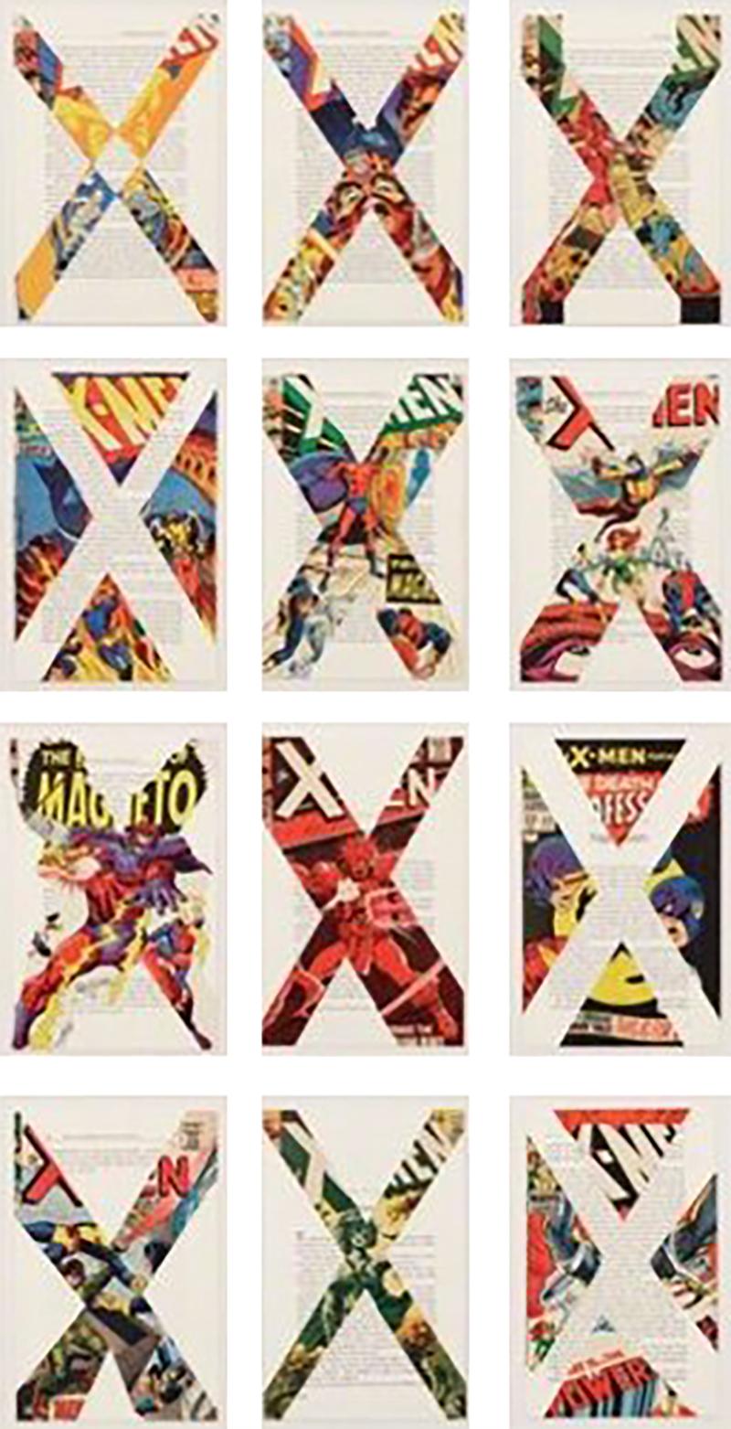  Tim Rollins Studio K O S X Men Malcolm X after Marvel Comics and Malcolm X 1997