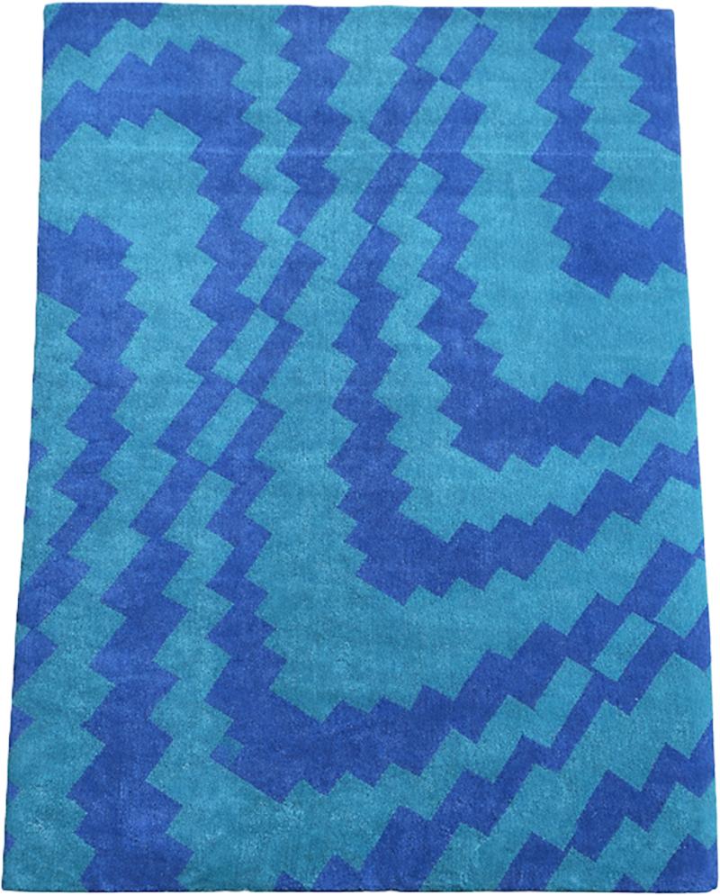  Tisca TISCA LEON Hand Tufted Wool Rug Design by Ulrike Sarvari France 1990s