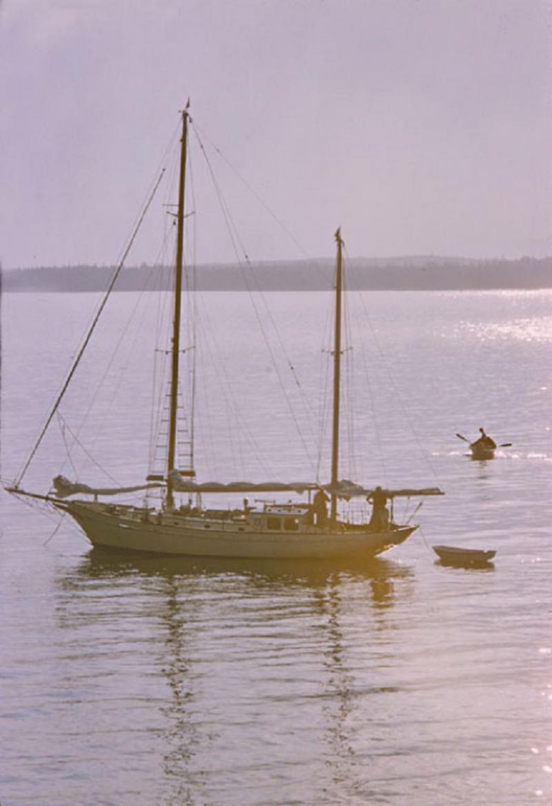  Toni Frissell A Yacht In Sunlight