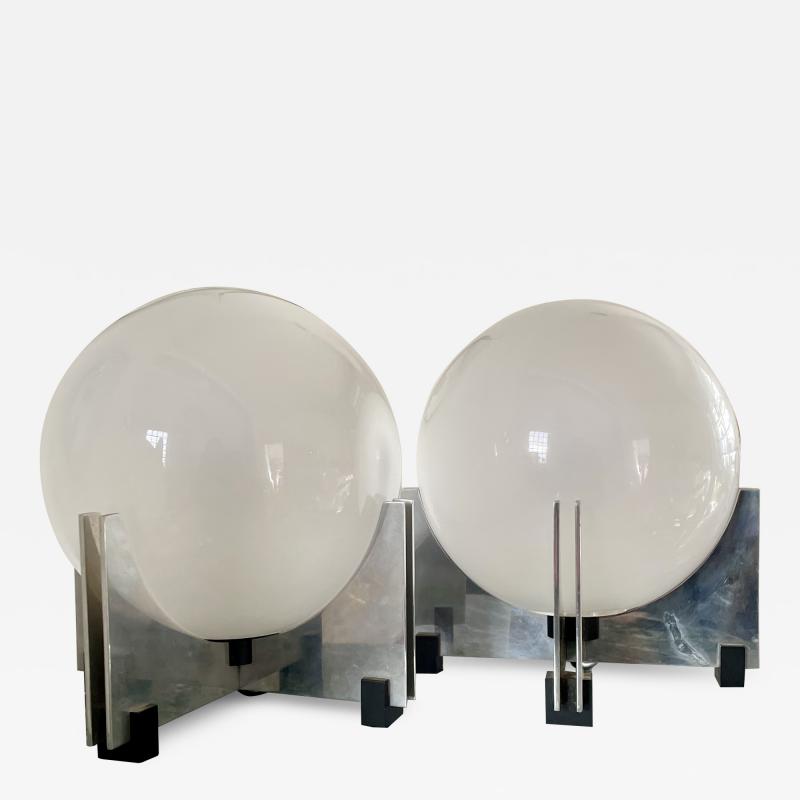  Tronconi Pair of Bull Table Lamps