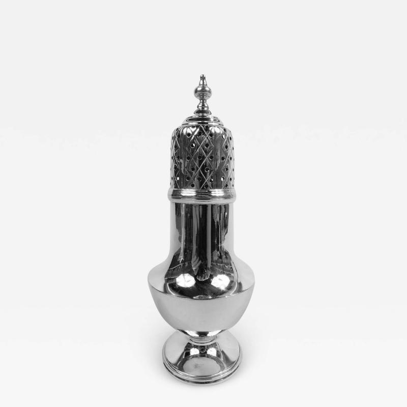  Tuttle Antique Tuttle Edwardian Georgian Sterling Silver Sugar Caster