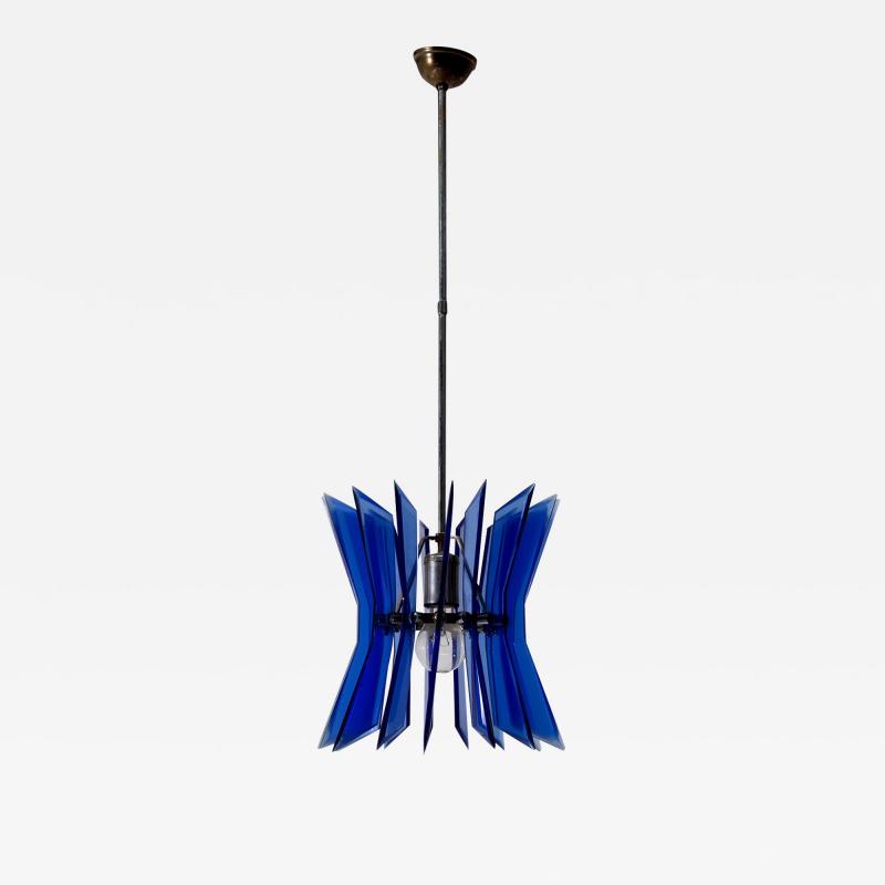  VECA Pendant glass lamp Attr Veca